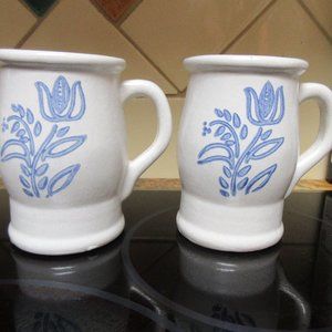 PAIR 5" PFALZGRAFF - Folk Art - MUGS Coffee Tea